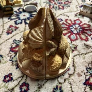 Vtg | Seashell Bookends